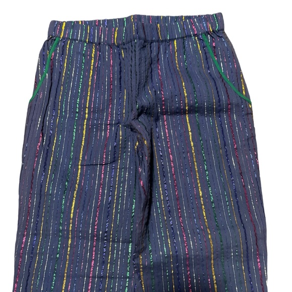 SUNCHILD***Girls Summer Blue Steiped Pants***Size 12 $90 - Picture 2 of 4